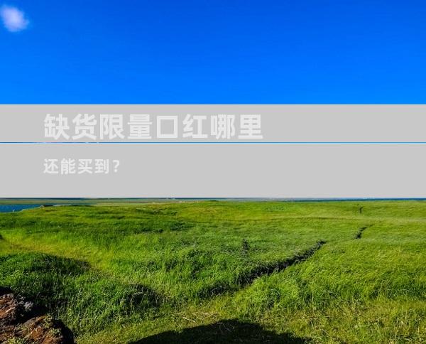 缺货限量口红哪里还能买到？