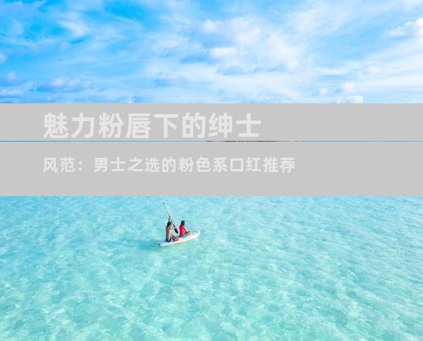 魅力粉唇下的绅士风范：男士之选的粉色系口红推荐